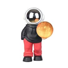 亚马逊跨境新款太空人蓝牙音箱低音炮无线便携式家用发光小音箱