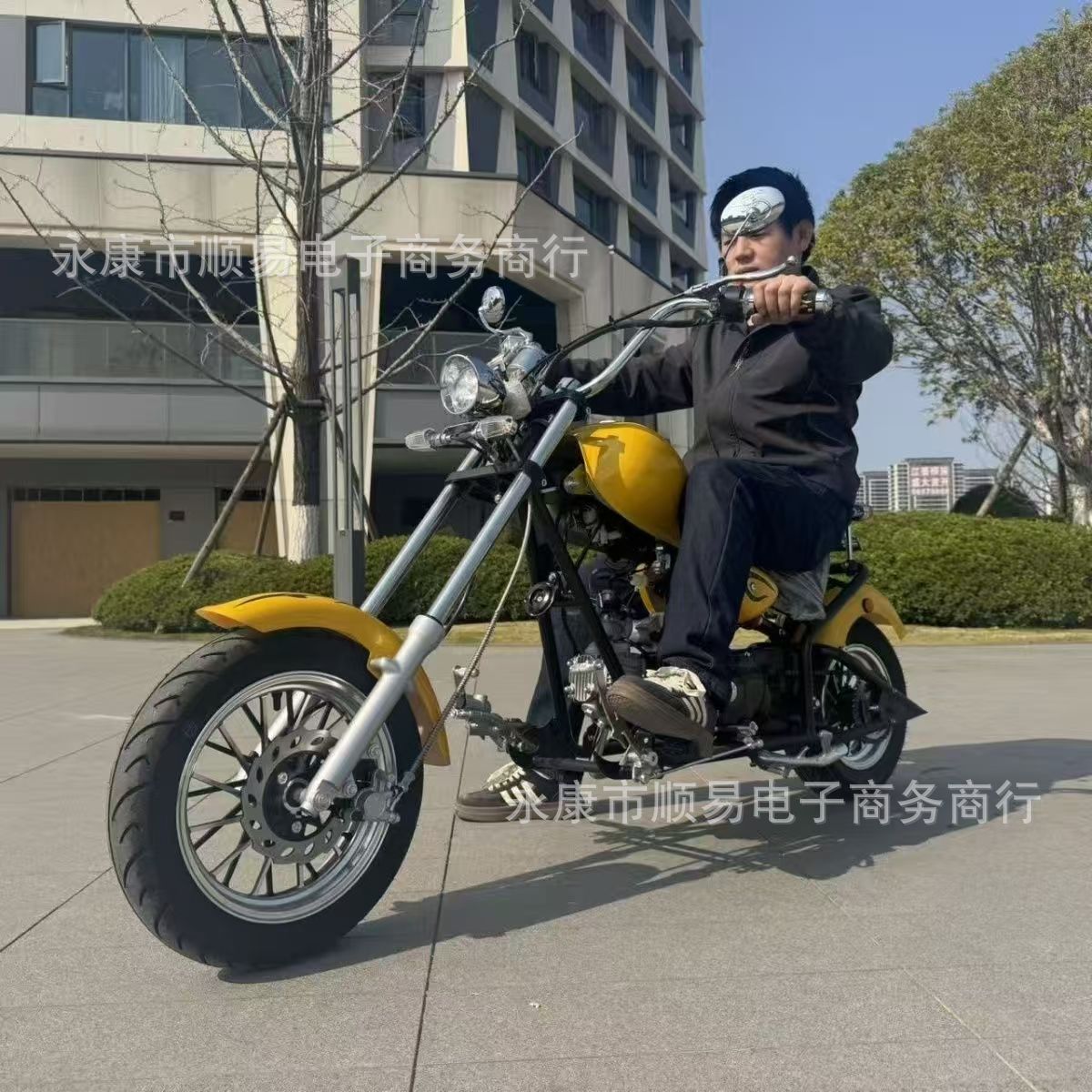 Harley Prince Motorcycle 125Cc Adult Scooter Personalized Retro Scooter Women's Street Bike Off-Road Motorcycle