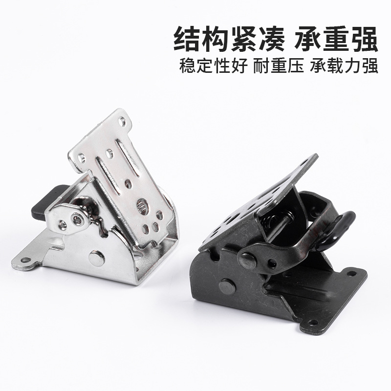 Bisagra plegable autobloqueante de 90 grados espesa mesa de comedor silla cama pierna mesa de té soporte extensión accesorios de hardware modificados