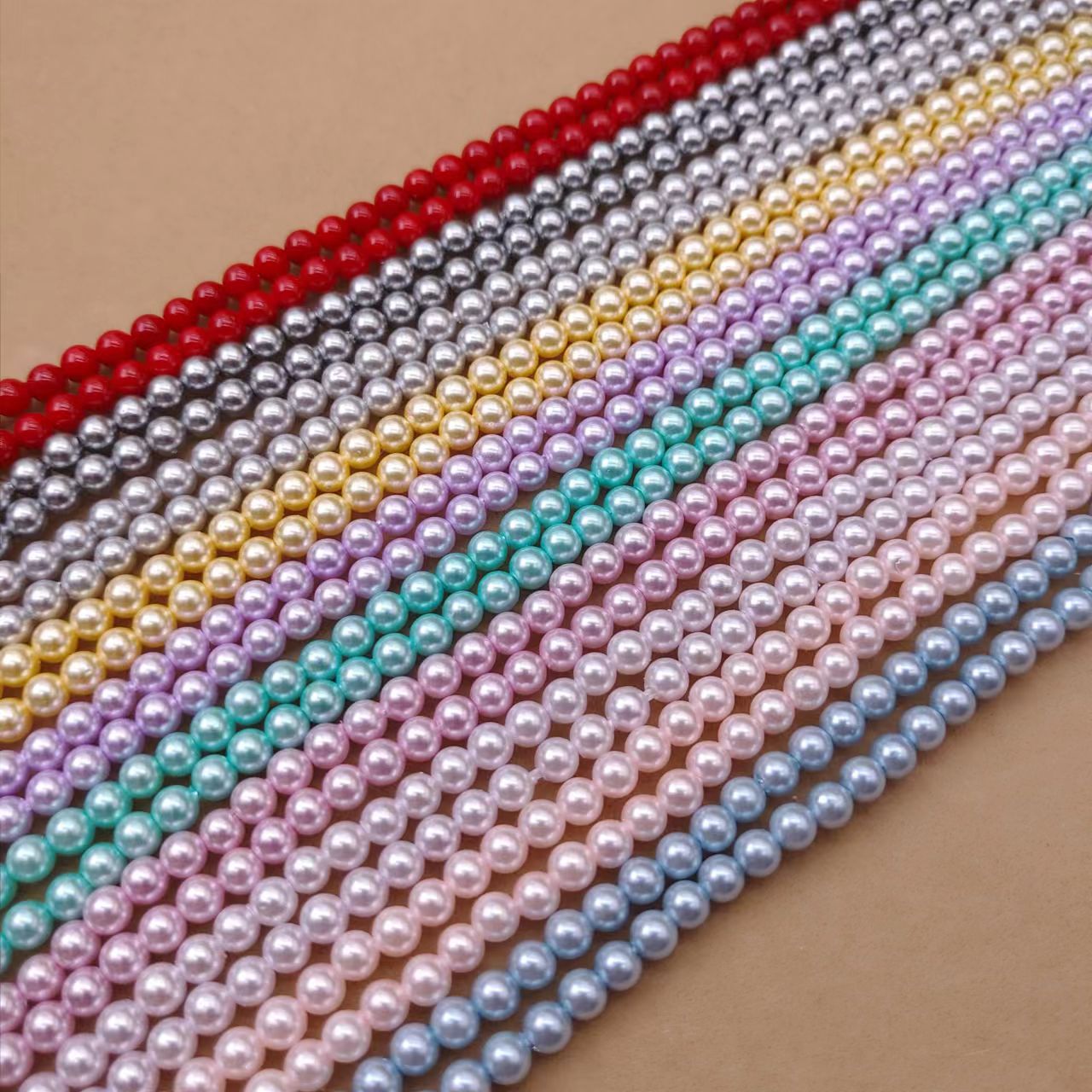 Perlas de concha con orificio recto grande de 1.2mm, perlas pequeñas, perlas espaciadoras de concha del Mar del Sur, perlas espaciadoras de estilo antiguo con diseño de corona de fénix para bricolaje, venta al por mayor.