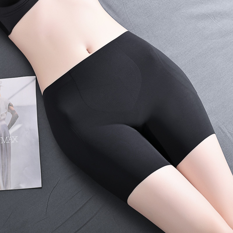 Pantalón Aumentador de Caderas de Cintura Media de Nylon, Sin Rastro, Levantamiento de Cadera, Control de Abdomen