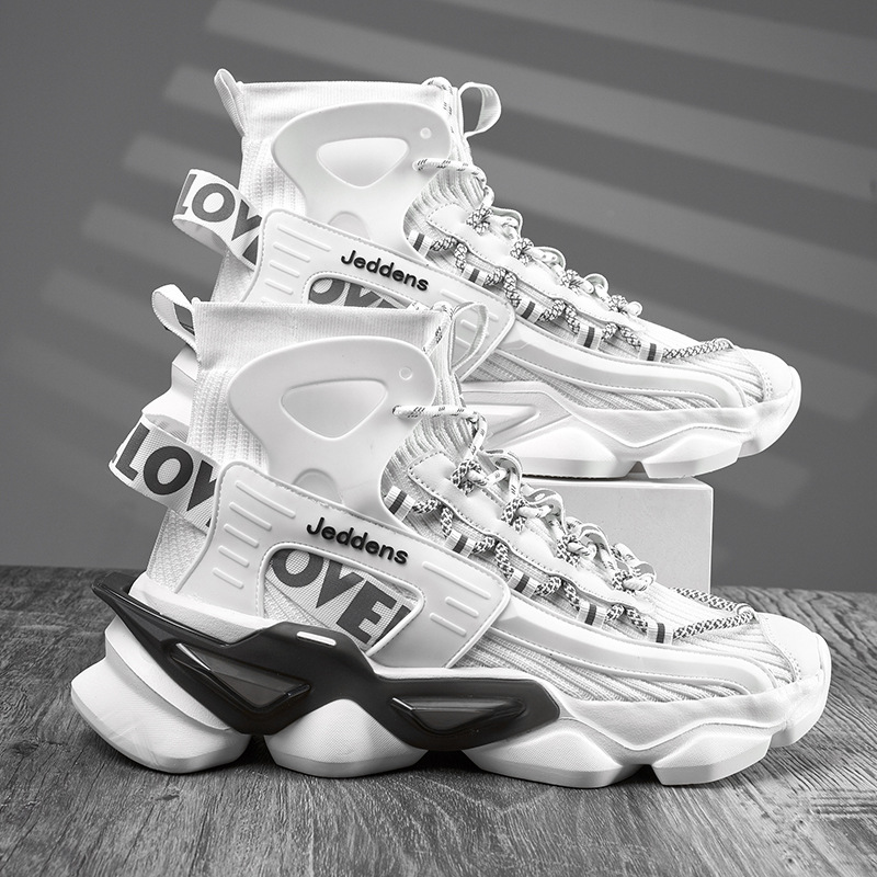 Botas Martin negras para hombres, zapatos deportivos de punta alta de verano para hombres, zapatos de aumento de altura para hombres, aumento de 10cm dentro de 12cm para hombres