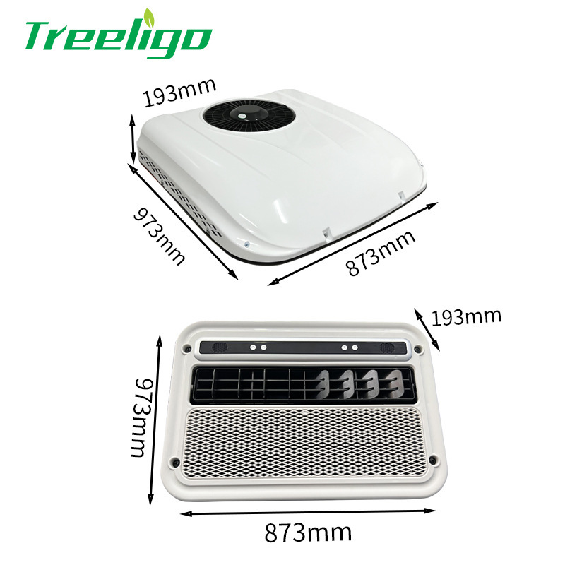 Tongyongxing New Car Air Conditioner 12v 24v Electric Scroll Refrigeration Unit (Automotive air conditioning) - 24v