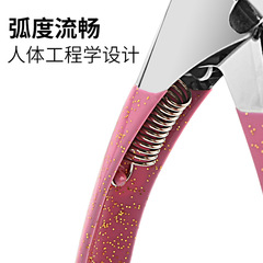 Thickened One-Word Stainless Steel Light Therapy Extendable False Nail Scissors U-Shape DIY French Nail Sheet Trimming and Shaping Nail Art Tool