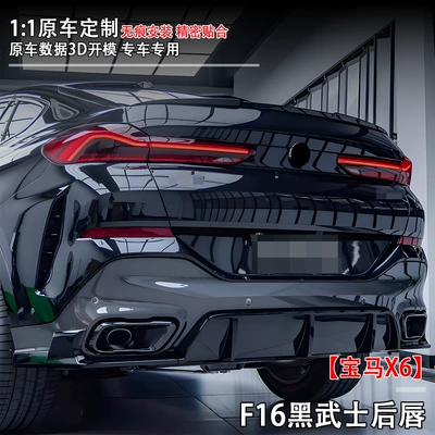 Fixed wind wing F16 Black Warrior Rear Lip