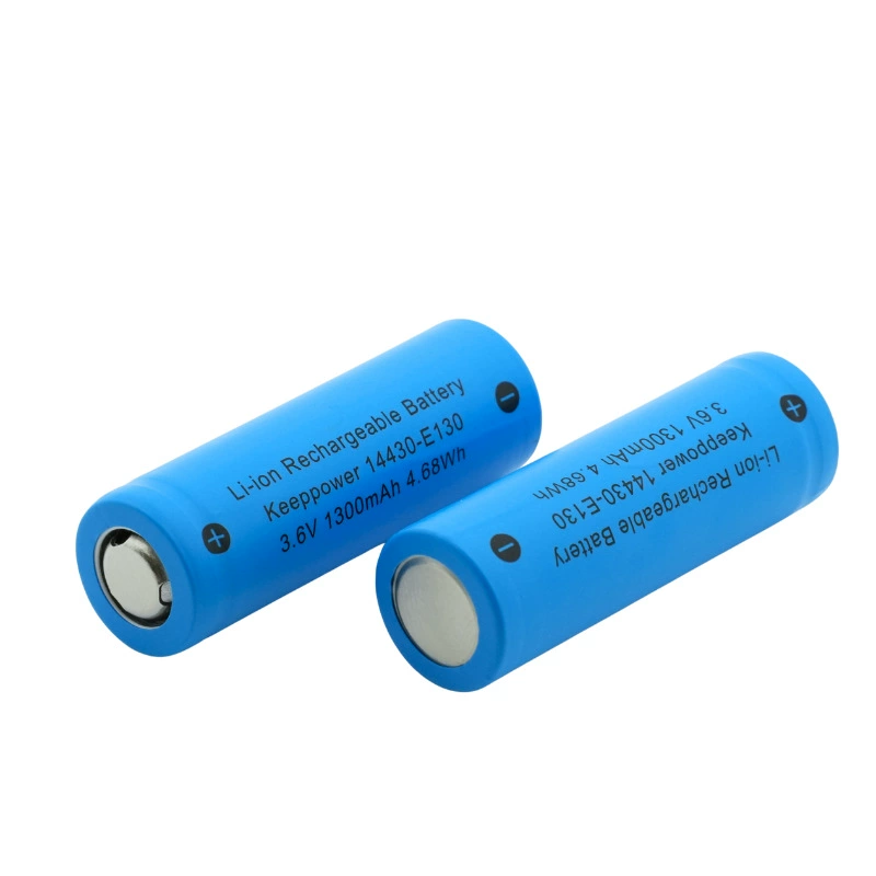 Фонарик Keeppower небольшой с лазером, зарядка от аккумулятора, E130, 6V