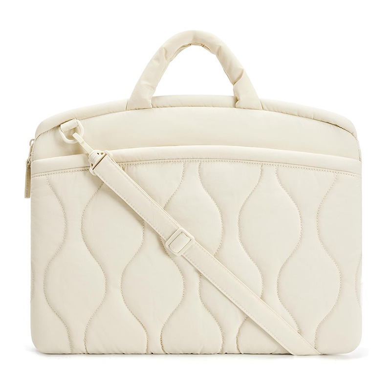 Amazon's New Laptop Bag, Computer Shoulder Bag, Portable Fluffy Inner Bag, Spine-Protecting Cross-Body Bag, Lightweight
