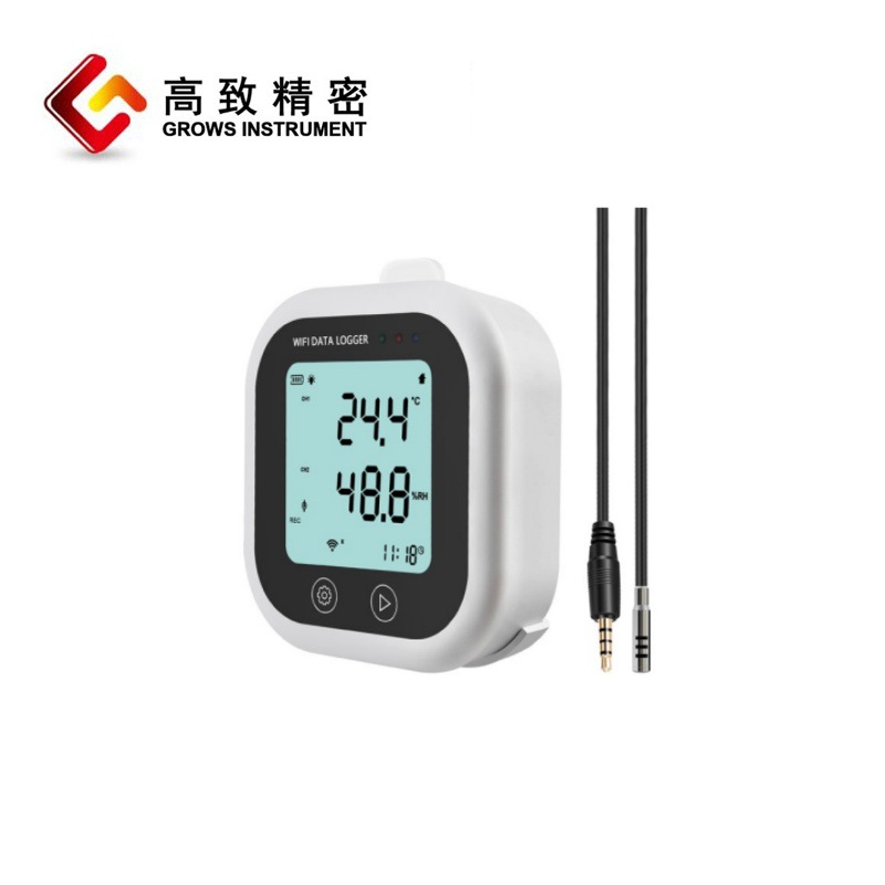 Grows-200E��ʪ���� WIFI��ʪ�ȼ�¼�Ǻ��ⲿ̽ͷ��ʪ�ȼ�