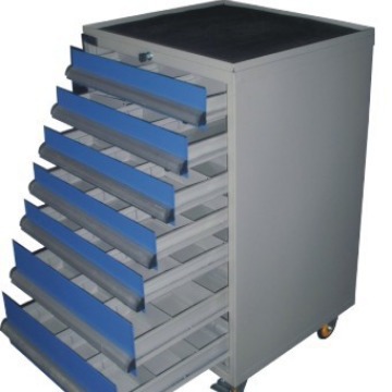 重型工具柜加厚车移动储物七抽工地工厂车间五金铁皮多功能推车