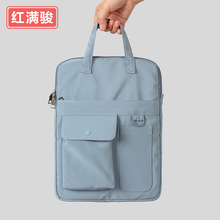 笔记本电脑包14英寸大容量斜挎手提包男女通勤商务出差旅行书包