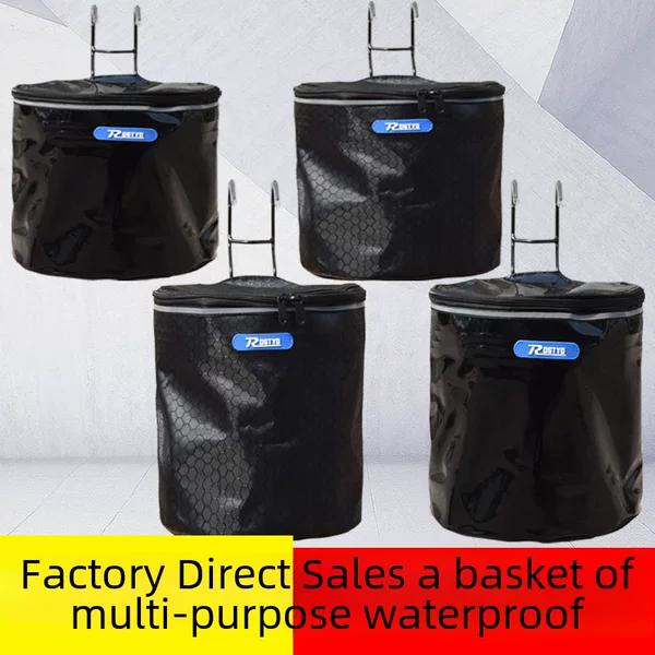 Bicycle Front Basket Electric Vehicle Front Hanging Basket Balance Car Basket Front Basket Foldableing Bike Blue Basket Bicycle Cloth Basket