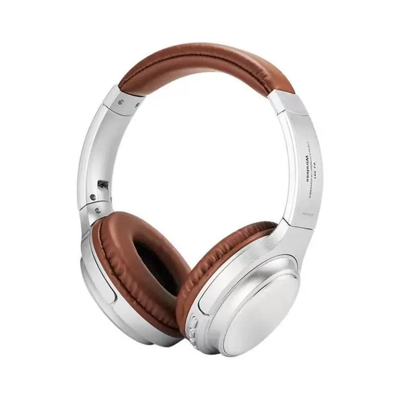Bluetooth наушники ретро, складные, беспроводные с шумоподавлением и слотом для карты, накладные