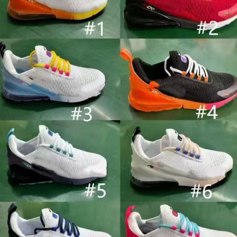 Putian Shoe Factory's New Air Max270 Air Cushion Breathable Men's and Women's Sports Casual Jogging Running Shoes for Export Putian Shoe Factory's New Air Max270 Air Cushion Breathable Men's and Women's Sports Casual Jogging Running Shoes for Export