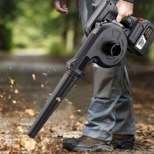 吹风机强力吹风大功率锂电鼓风机电动吹雪机吹落叶电脑清灰吸尘器