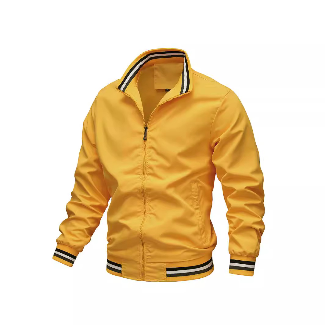 Men's Lightweight Spring Autumn Jacket Oversized Windbreaker_voghion.com