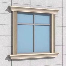 腰线墙面e装饰线条ps泡沫别墅造型窗套线条柱子工地外墙线线檐口