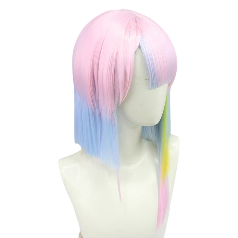 Drift Cyberpunk Edge Walker Lucy cos Wig Lucy Runner Lady cosplay Gradient Short Hair