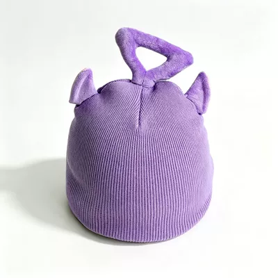 Motosiklet dəbilqələri helmet, snow helmet, braid head - teletubbies-purple