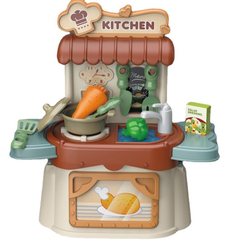 Transfronteriza de los niños de simulación de cocina vajilla herramientas de maquillaje supermercado play House crossbody bolso de hombro equipo médico Juguetes