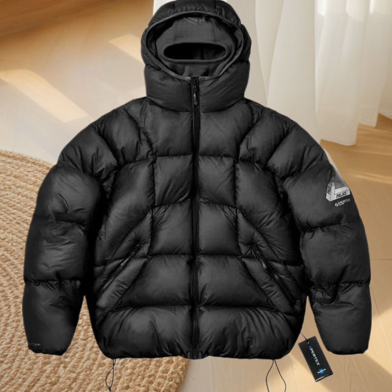 Luxurious Palace American-Style Autumn and Winter Casual Sports Waterproof Cotton Jacket with Hood, Warm and Cold-Resistant Men's Jacket