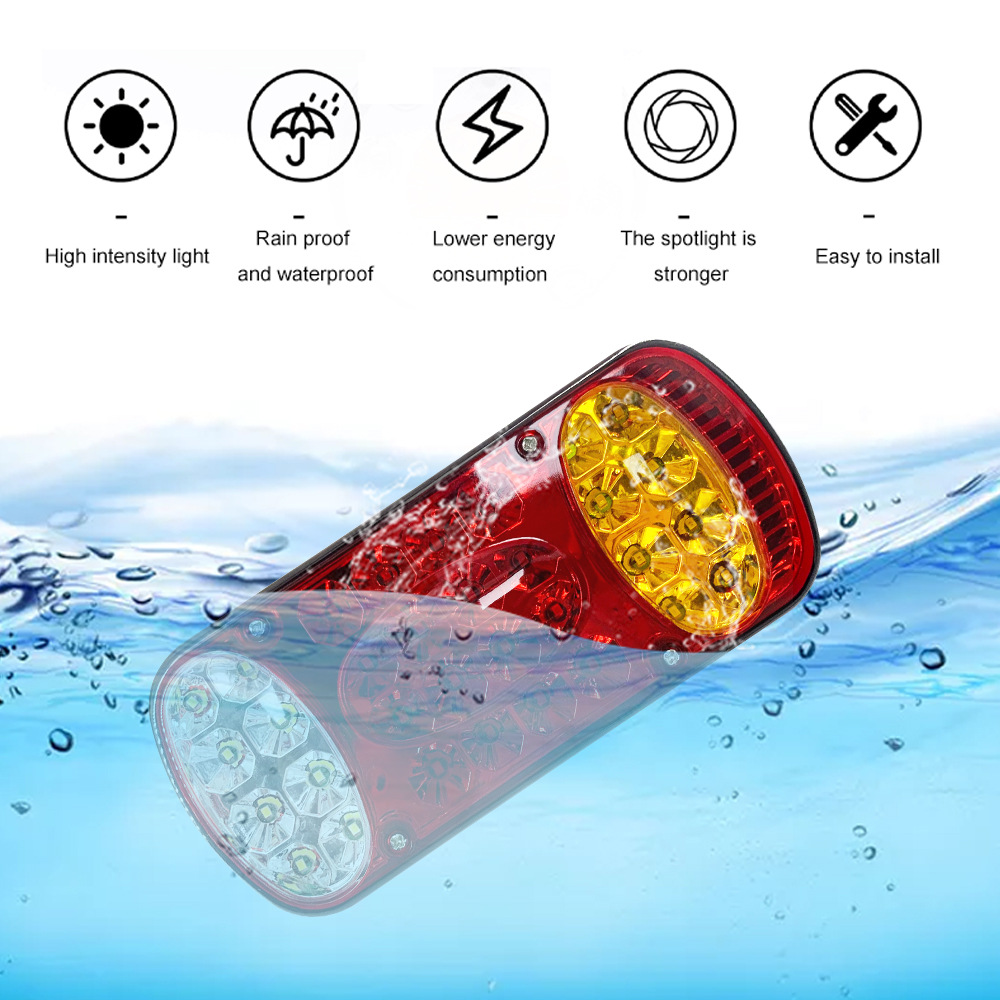 Ventas de la fábrica LED luz trasera camión remolque LED luz trasera coche eléctrico LED luz trasera