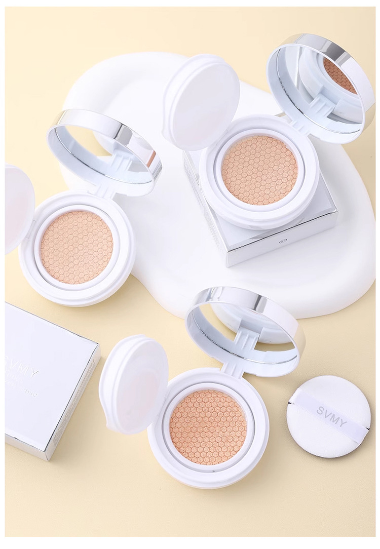SVMY Light Concealer Cushion BB Cream Nude Makeup Cream Moisturizing Light Natural Brightening cc Cream Student Foundation undefined