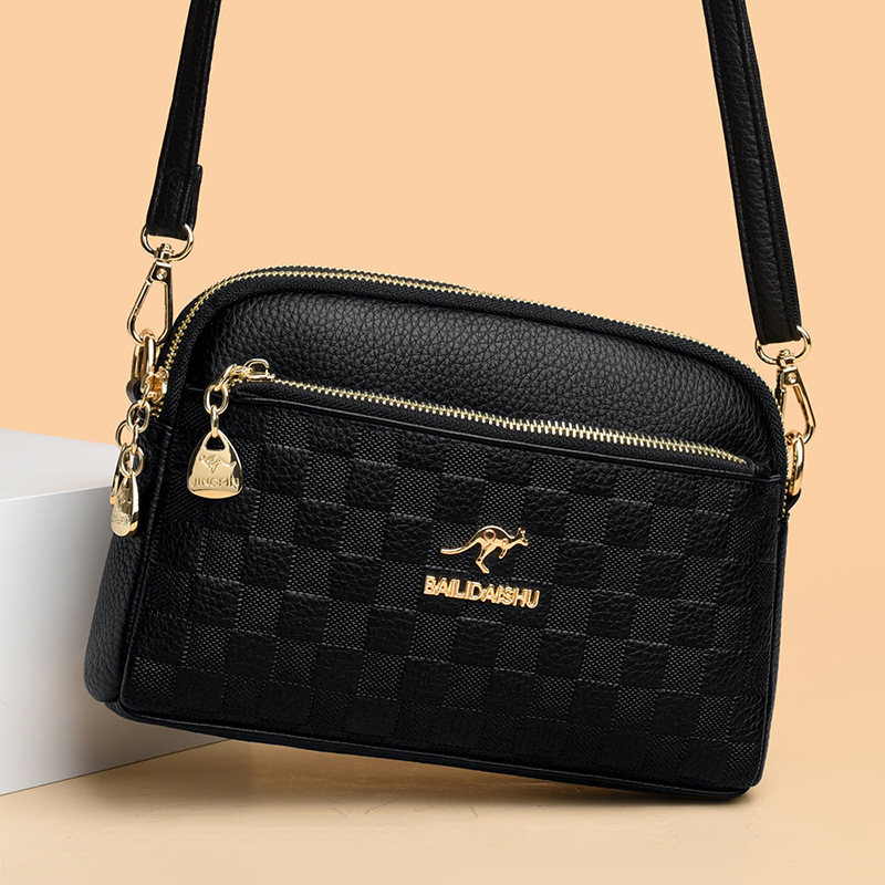 Soft Leather Multi-Compartment Mother Bag 2025 New Genuine Shoulder Crossbody Bag Simple and Versatile Large Capacity Shoulder Bag for Women Soft Leather Multi-Compartment Mother Bag 2025 New Genuine Shoulder Crossbody Bag Simple and Versatile Large Capacity Shoulder Bag for Women