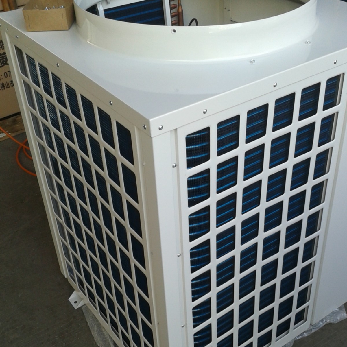 【热销产品】 3P顶出风钣金 配双排L型蒸发器 工艺管 电机风叶