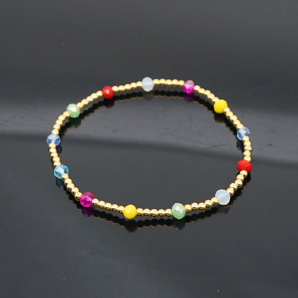 Simple Bohemian Style Beaded Bracelet display picture 4