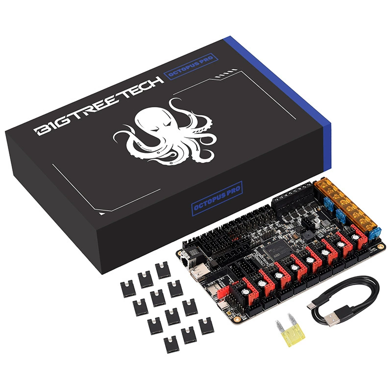 BIGTREETECH Octopus Pro 3D принтер материнская плата Voron восемь осей 60В высокого давления ось ось ось
