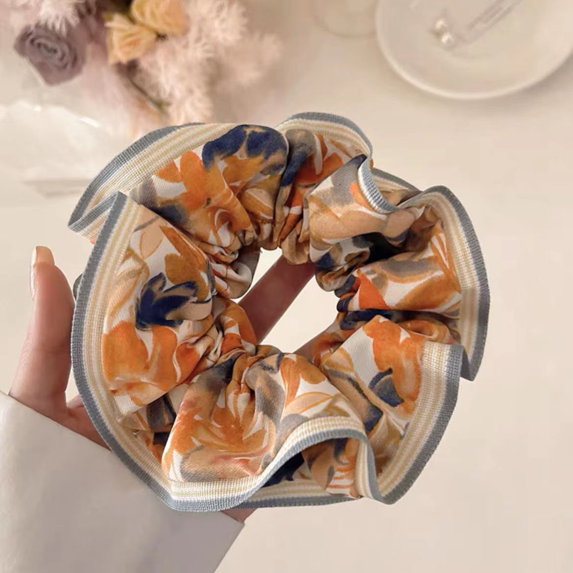 Orange floral