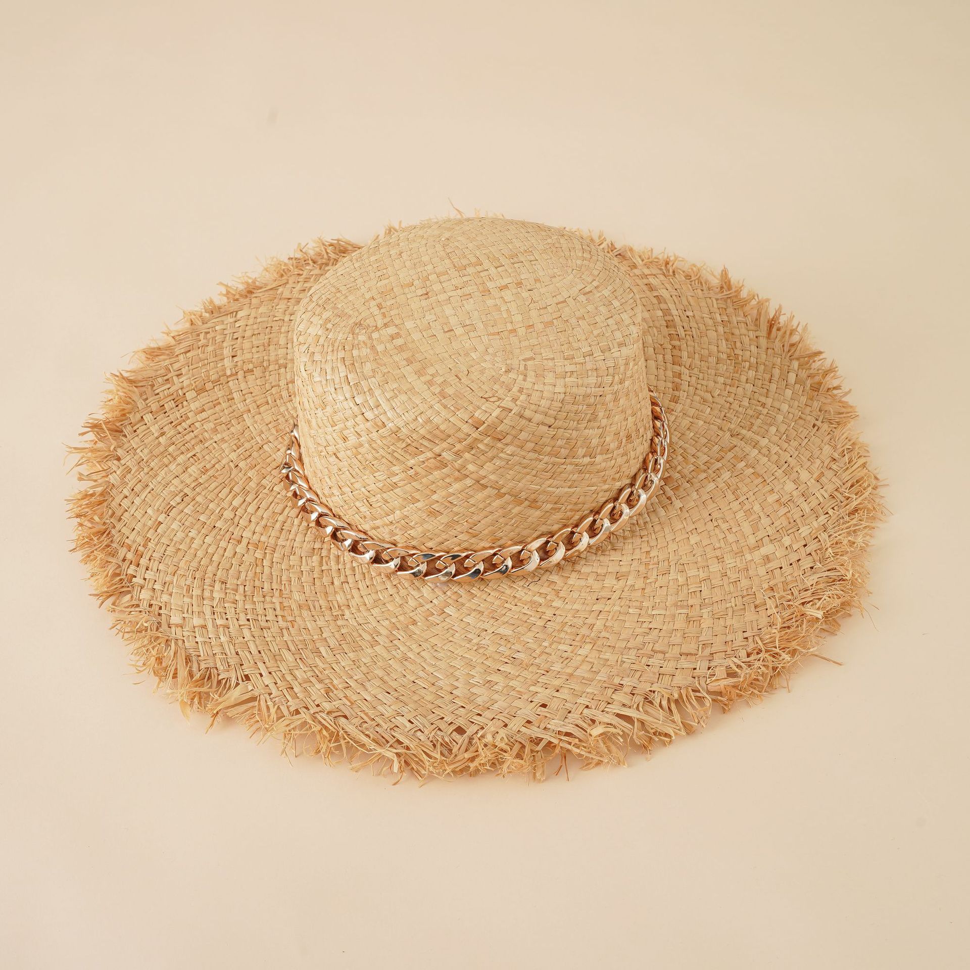 Verano playa sombrero de paja femenino verano plano superior playa vacaciones gran ala protección solar sol sombra sol sombrero grande ala