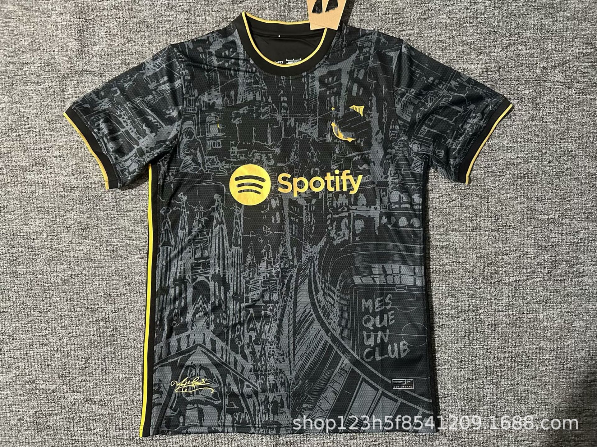 Antoni Gaudi x Nike x FC Barcelona 2026/27 Gaudi Concept Jersey Black