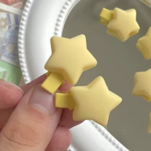[Yellow children's hairgrip, bangs, hairpins, hair accessory, 2 carat]