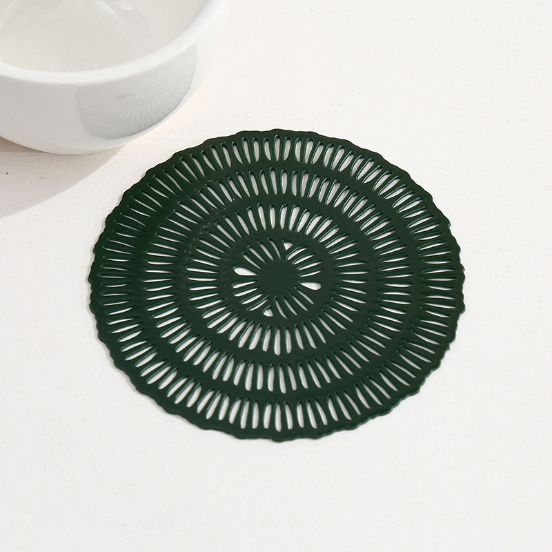 almohadilla de mesa de PVC hueco de comedor occidental almohadilla de comedor europea i almohadilla de aislamiento térmico almohadilla de mesa impermeable a prueba de aceite