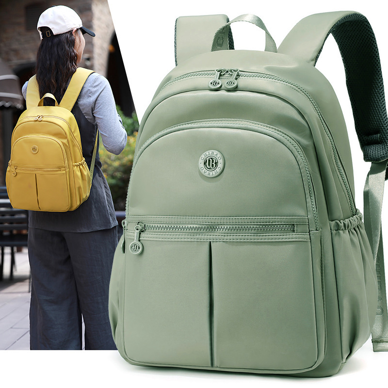 Wholesale simple women's backpack, new season fashion, large capacity, lightweight, casual, versatile travel bag, ladies' backpack