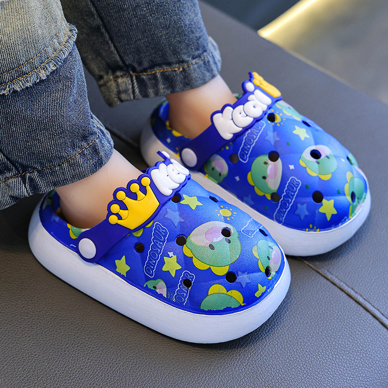 Vasaras sandales, čības, vīriešu un sieviešu apavi ar caurumiem, iekštelpu neslīdošas mīkstas zoles, bērnu priekšādiņas čības_voghion.com