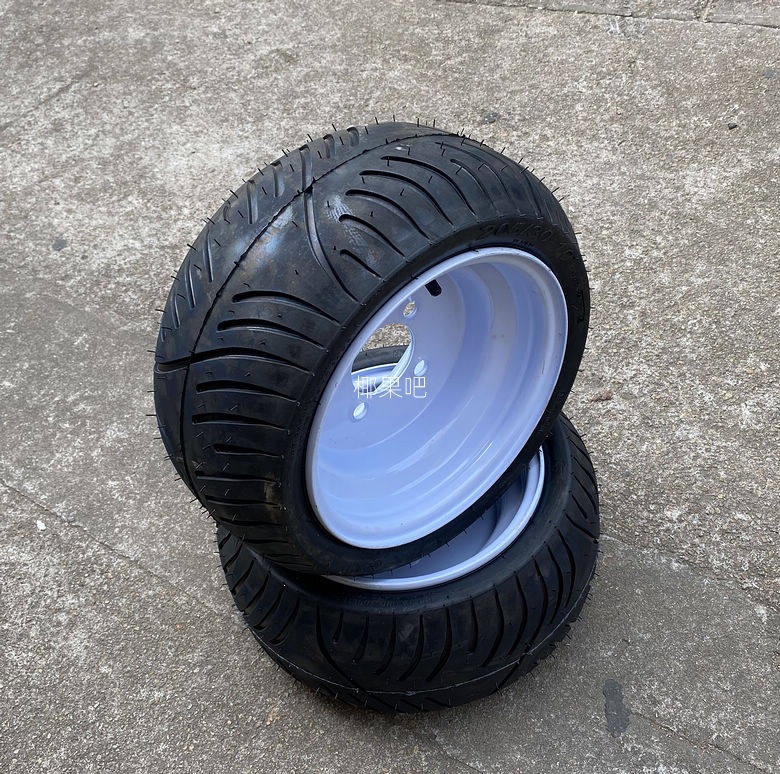 Four-Wheel Off-Road Motorcycle, Beach Bike, Go-Kart, 205/30-10 Inch Road Tire, Vacuum Flat Tire Wheel Hub