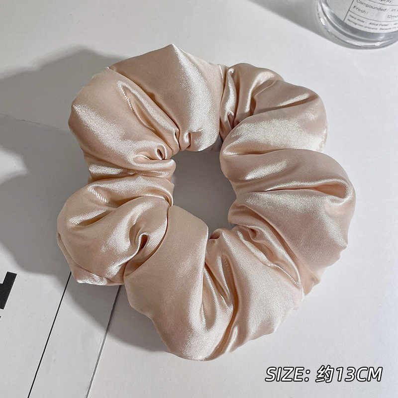 韩系春夏蝴蝶结大肠发圈女款蕾丝碎花头绳粉色方巾大号发饰|undefined