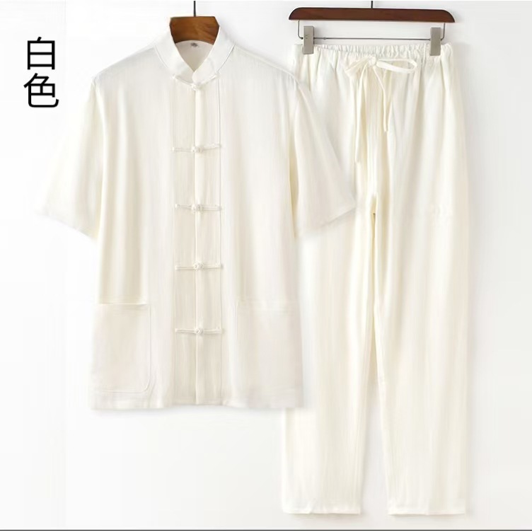 Thin set, Chinese style, cotton and linen