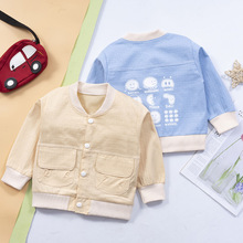 厂家现货童装童外套 新款韩版儿童宝宝棒球服 跨境时尚春秋款外套