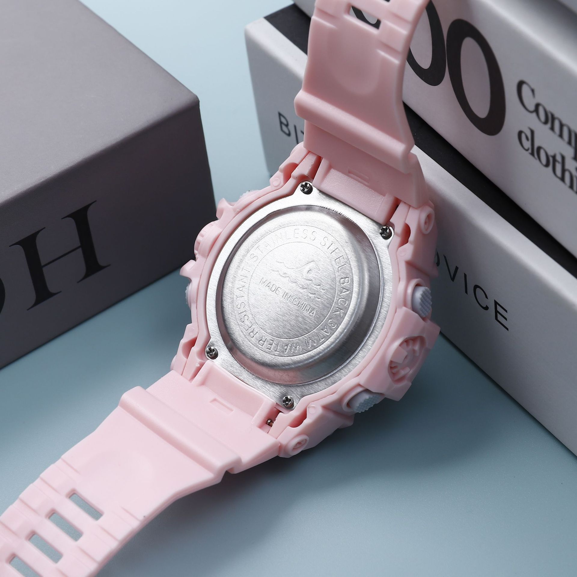 Reloj para hombres estudiantes de tendencia deportiva multifuncional estudiantes de secundaria impermeable luz nocturna para hombres adolescentes relojes electrónicos para niños