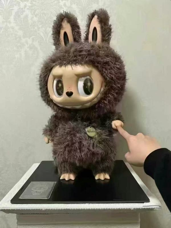 labubu38cm58cm拉布布大首领大天使系列搪胶盲盒潮玩毛绒娃娃挂件|undefined
