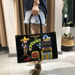 大量卸売レディーストートバッグファッション刺繍刺繍バッグメキシコモチーフ大容量ショルダーバッグ斜めがけバッグ