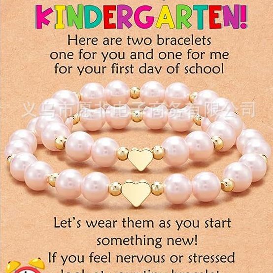 Cross-border seasonal hot-selling mother gift for daughter on the first day of school back to school MAMA bracelet MIMI bracelet suit
