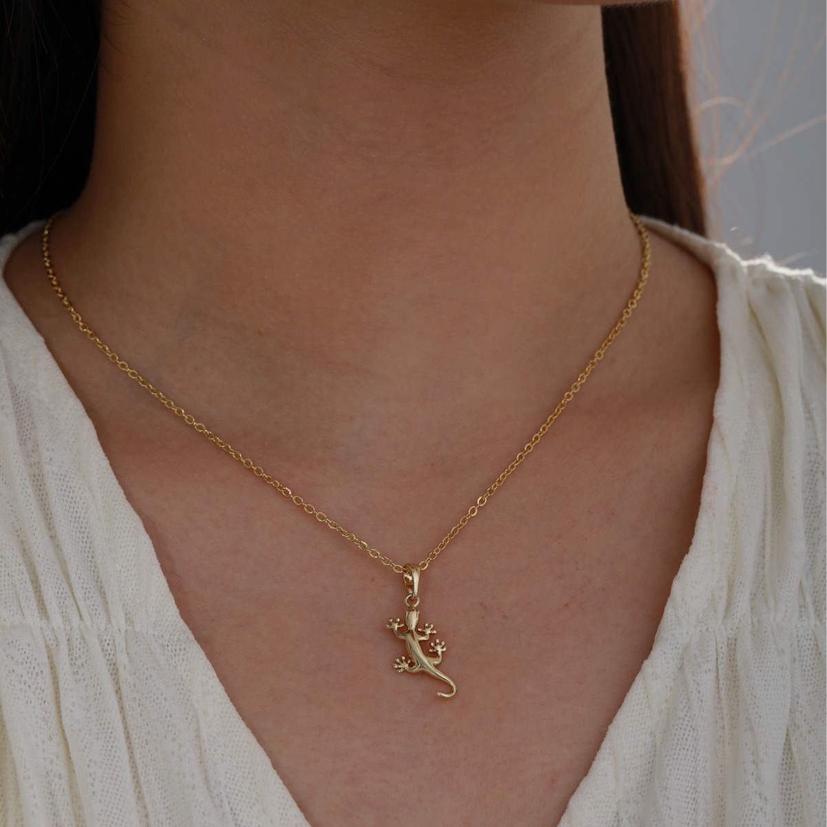 Xuping aleación de cobre dorado colgante de gecko para hombres y mujeres Europa y América transfronteriza al por mayor moda hip-hop diy accesorios colgante