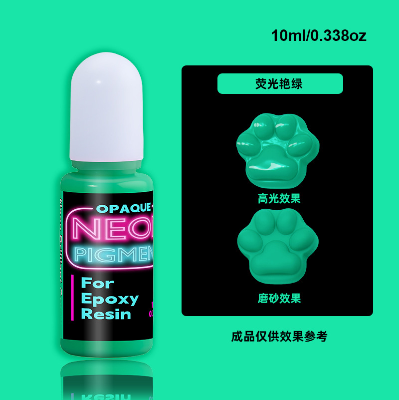 Lucky Qi manufacturer dropper fluorescent colorant crystal dropper DIY oil-based colorant epoxy resi