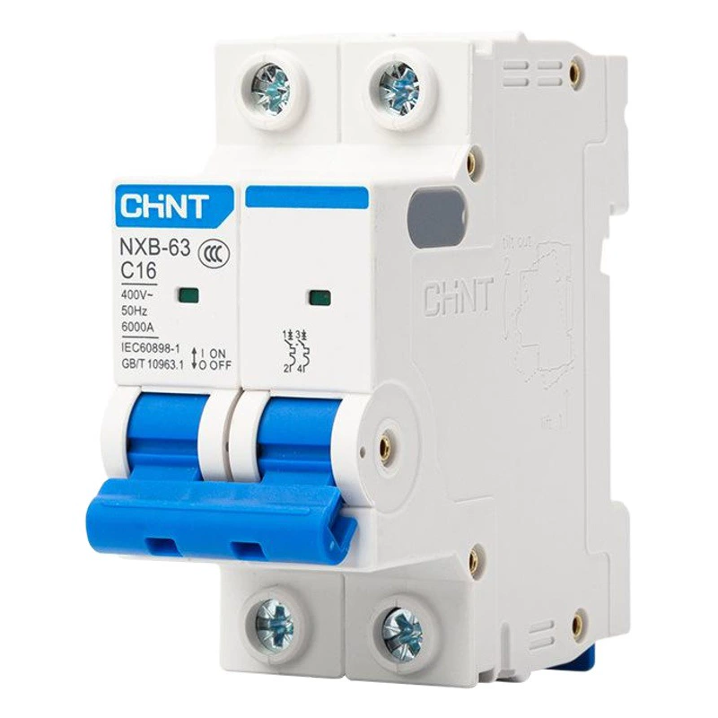 Воздушный переключатель Chint NXB-63a Бытовой Воздушный выключатель 2P Малый автоматический выключатель 1P кондиционер главный выключатель 3P DZ47 4p