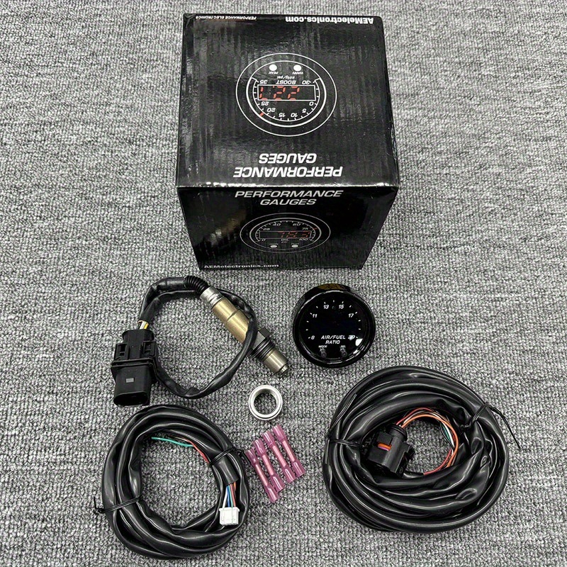 Cross-Border Best-Selling Car Modification Instrument Air-Fuel Ratio Meter Second Generation Aem Air-Fuel Ratio Meter with Oxygen Sensor Set