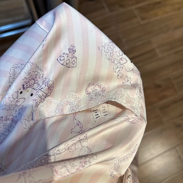 Cute silk summer pijama